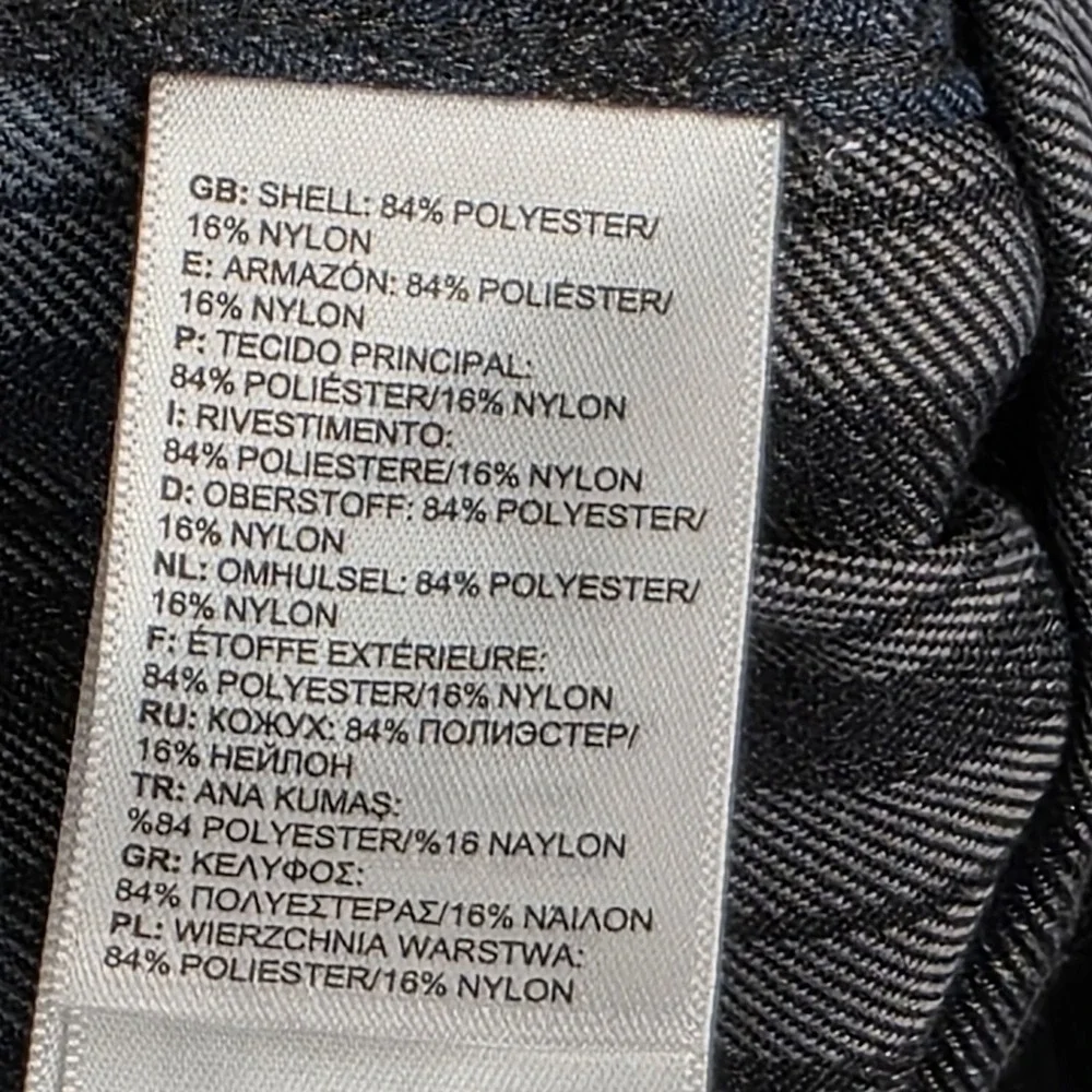 The North Face‎ Button Down Plaid Flannel Shirt Men's Size XL Nylon Blend Hiking